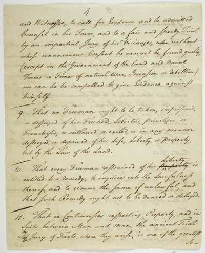 The Bill of Rights, copy signed at Federal Hall, 1789 by American School